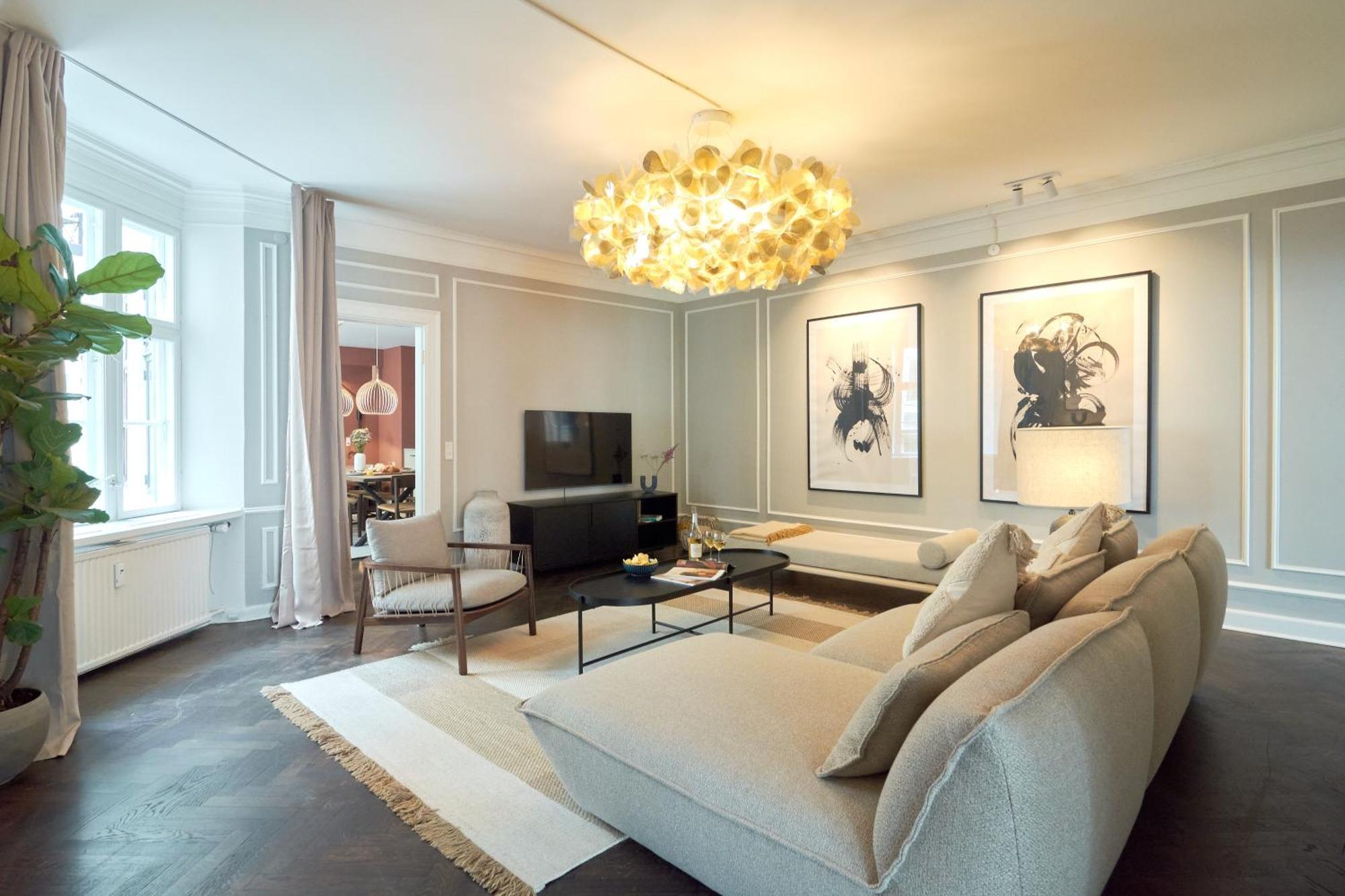 Stylish Spacious Apartment W 3Br In Copenhagen City Exterior photo